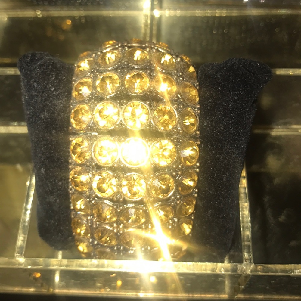 Gold Rhinestone Bracelet